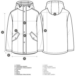 D5 parka misure 2