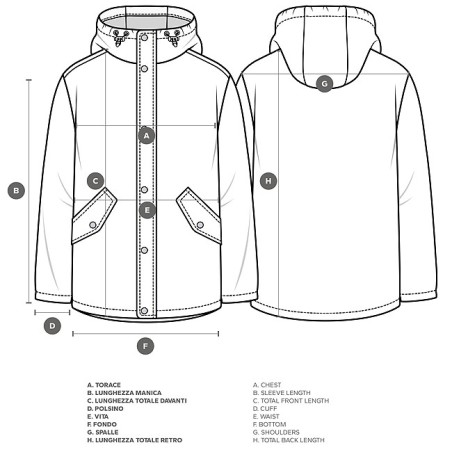 DEFCON 5 Piumino giacca Militare reversibile OD/TAN - Vendita