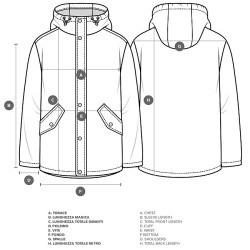 DEFCON 5 Piumino giacca militare reversibile Nero/OD - Vendita