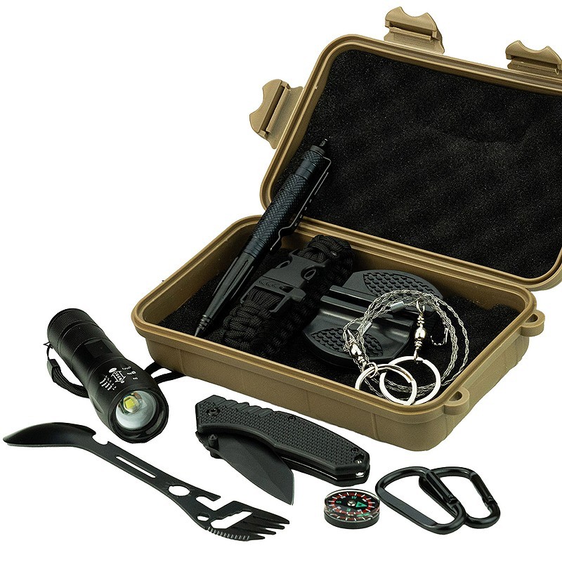 Highlander kit sopravvivenza con custodia - Shop Survival kit
