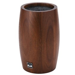 DUE CIGNI Ceppo portacoltelli vuoto - Legno di Acacia - Vendita