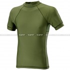 T-Shirt in Lycra + Mesh corta