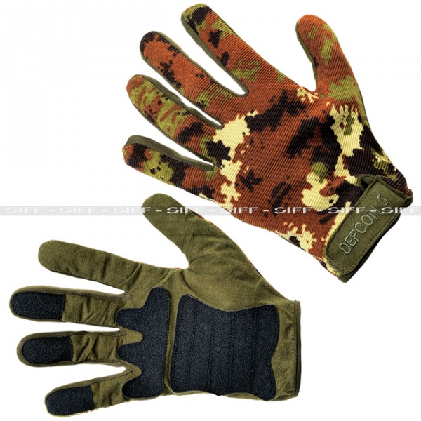 DEFCON 5 Guanti Tiratore - Shooting Gloves - Guanti militari tattici