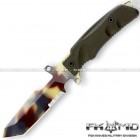 Coltello Militare FKMD FOX PREDATOR 1 Desert camo Tanto blade
