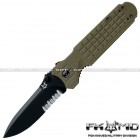 Coltello FKMD FOX PREDATOR 2F - Nato Green Lama dentata