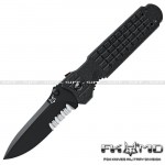 FOX FKMD PREDATOR 2F Nero - Coltello Militare - Lama Dentata