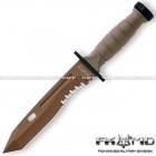 FKMD OPLITA Combat Knife - Tanto - KRATON G tan