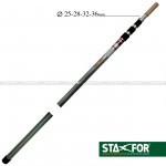 Asta Telescopica alluminio anodizzato 12 mt