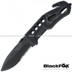 BLACK FOX Coltello Rescue - G10 nero Hdl