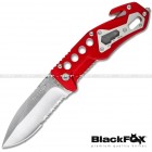 BLACK FOX Coltello Rescue - Alluminio rosso Hdl