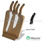 Ceppo Coltelli da Cucina MASERIN da 4 Pezzi - MAGNETIC
