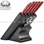 DUE CIGNI Ceppo coltelli cucina 6 pezzi - pom hdl