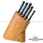 DUE CIGNI Ceppo coltelli cucina - Pezzi 5
