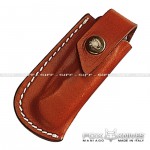 Fodero coltello in Cuoio FOX da 9 Cm