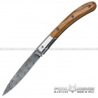 FOX ELITE Collection coltello damasco e olivo