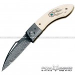 FOX THE DREAM CATCHER manico Mammuth - Coltello Damasco chiudibile