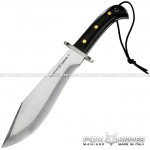 FOX TREKKING 685 lama fissa manico micarta verde