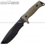 Coltello FOX TRAPPER lama fissa - micarta verde