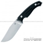 FOX OCTOPUS VULGARIS Coltello lama fissa - G10 Black
