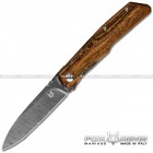 Fox Terzuola - Coltello Damasco e Bocote chiudibile