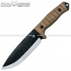 FOX BUSHMAN Coltello lama fissa Outdoor - Micarta OD green