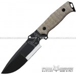 FOX SHERPA Coltello lama fissa Outdoor - Micarta OD green