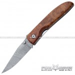 Coltello Damasco FOX VOYAGER - Radica Amboina Hdl