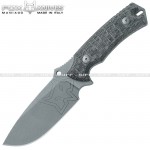 FOX OXYLOS coltello lama fissa - Micarta nera Hdl