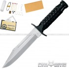 Coltello FOX RAMBLER Outdoor Survival - Alluminio Black Lama Sabbiata