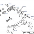 Ricambi forbice VESCO X30 Cordless