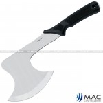MAC Ascia inox - fodero cuoio