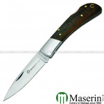 Coltello caccia Maserin chiudibile - Noce zigrinato 126-LGP
