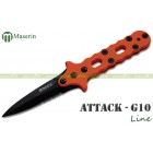 Coltello Tattico MASERIN ATTACK Manico G10 Arancione