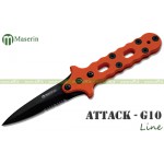 Coltello Tattico MASERIN ATTACK Manico G10 Arancione