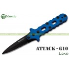 Coltello Tattico MASERIN ATTACK Manico G10 Blu