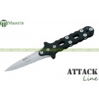 Coltello Tattico MASERIN ATTACK Manico Alluminio T6 Nero