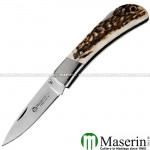 Coltello caccia Maserin chiudibile - Corno di Cervo 126-1CV