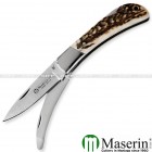 Coltello caccia Maserin chiudibile - Corno di Cervo 126-2CVS
