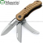 Coltello caccia Maserin JAGER 3 Lame - Olivo