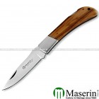 Coltello caccia chiudibile Maserin - manico olivo 125-1OL