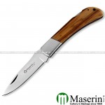 Coltello caccia chiudibile Maserin - manico olivo 125-1OL