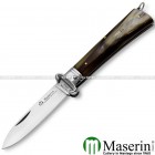 Coltello caccia Maserin chiudibile - manico corno biondo 155-CR