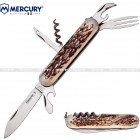 Coltello Multiuso Mercury 6 Utensili - manico Cervo