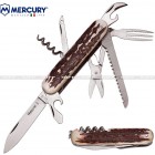 Coltello Multiuso Mercury 8 Utensili - manico Cervo