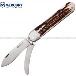 Coltello Multiuso Caccia Mercury 2 Utensili manico Cervo
