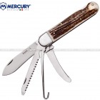 Mercury Coltello Multiuso Caccia 4 Utensili manico Cervo