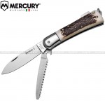 Coltello Multiuso Caccia Mercury 2 Utensili manico Cervo - 980-2GDC