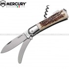 Coltello Multiuso Caccia Mercury 3 Utensili manico Cervo - 980-3CKDC