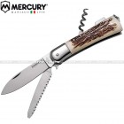 Coltello Multiuso Caccia Mercury 3 Utensili manico Cervo - 980-3GKDC