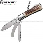 Coltello Multiuso Caccia Mercury 4 Utensili manico Cervo